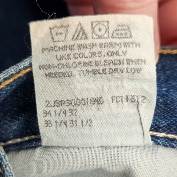 Vtg NwT Gitano Relaxed Fit Women's Size 16 Average Blue Dark Wash GM601DS Jeans - Picture 10 of 12